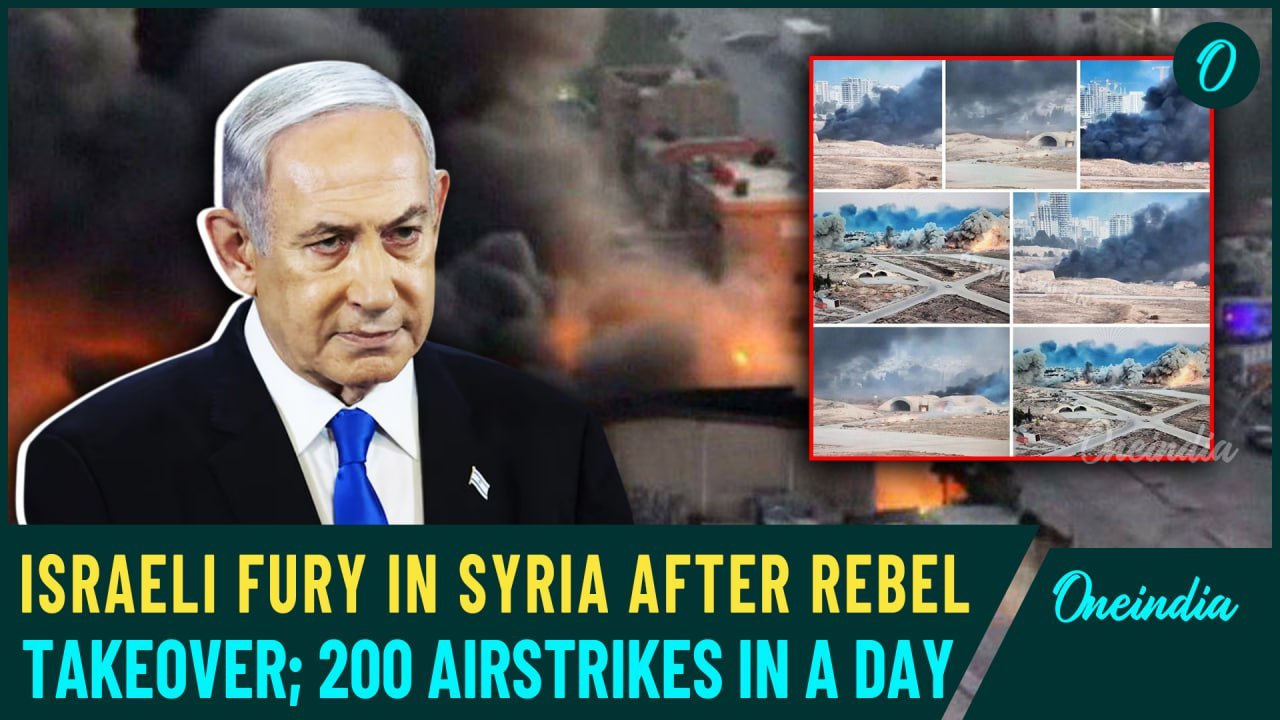 Israeli Warplanes Hammer Syria With 200 Strikes in a Day as Netanyahu Declares 1974 Agreement Dead