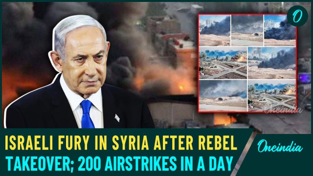 Israeli Warplanes Hammer Syria With 200 Strikes in a Day as Netanyahu Declares 1974 Agreement Dead