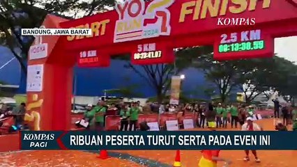 Terapkan Gaya Hidup Sehat, 4.800 Peserta Lari Ramaikan Yo Run 2024