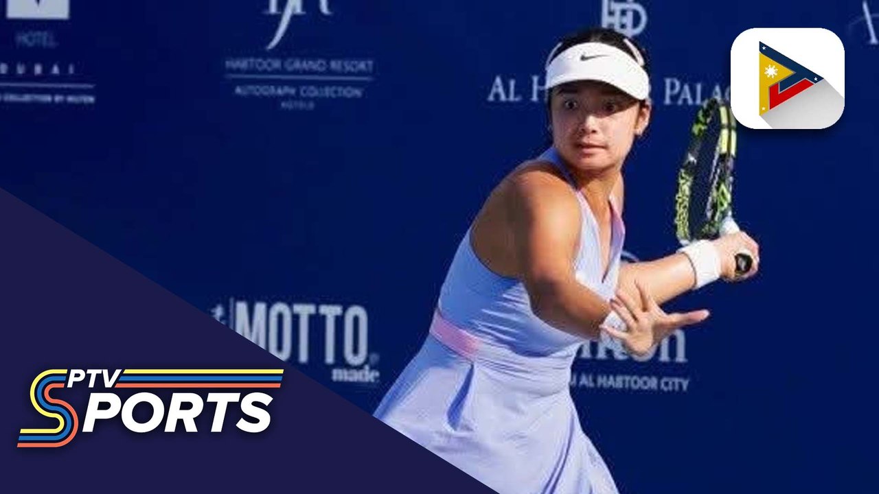 Alex Eala, nagtapos na ang kampanya sa ITF W100 Al Habtoor Tennis Challenge sa Dubai