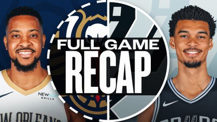 Thrilling Finish: Spurs Edge Out Pelicans 121-116 🏀