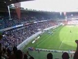 PSG - Auxerre - Chants à l'entrée des joueurs