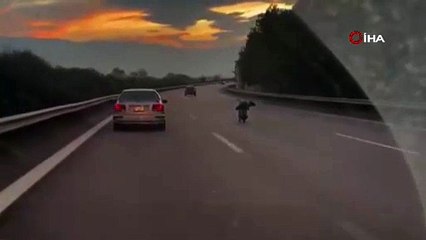Görüntüler Bursa'dan... Canını hiçe saydı
