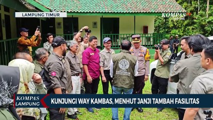 Menhut Kunjungi Taman Nasional Way Kambas, Janji Tambah Fasilitas