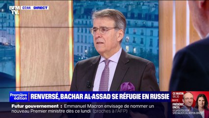 Bachar al-Assad renversé: "un double-camouflet pour l'Iran et Poutine" explique Antoine Basbous