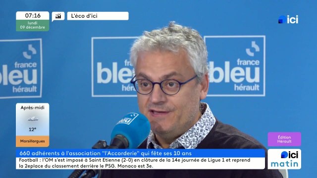 Gilles Guyot, vice-président de l'Accorderie à Montpellier