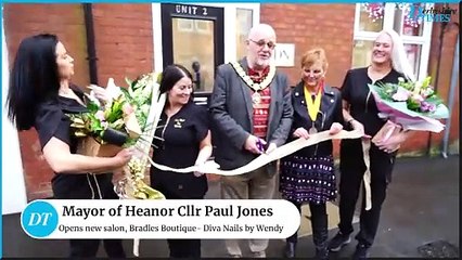 Mayor of Heanor opens new salon Brandles Beautique