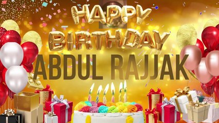 Abdul Rajjak - Happy Birthday Abdul Rajjak