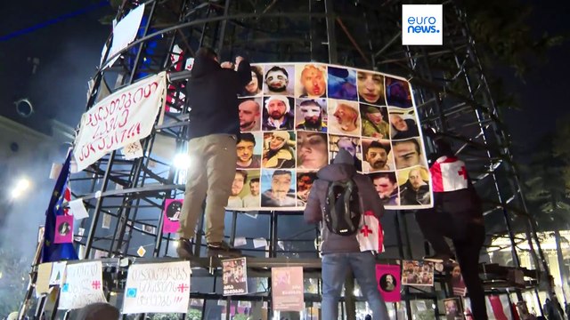 Tens of thousands of Georgians protest against ruling party for the 11th straight day