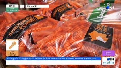 09/12/2024 - ICI Matin France Bleu Gironde en vidéo