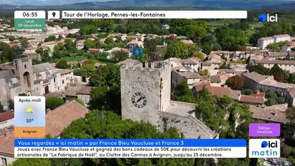 09/12/2024 - ICI Matin France Bleu Vaucluse en vidéo