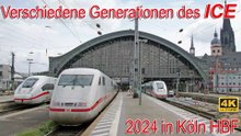 Verschiedene Generationen des ICE