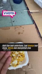 Walaupun serba sederhana, doa tetap menjadi keutamaan. Tapi merdunya dia baca doa dengan irama Jiharkah, sungguh menyentuh hati