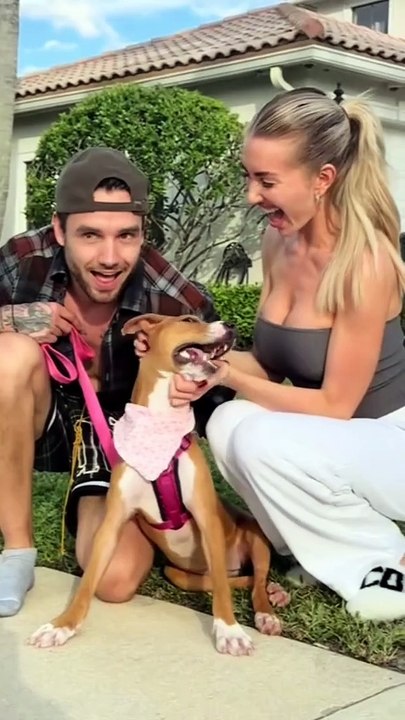 Liam Payne com a namorada