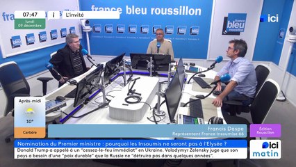 Francis Daspe, représentant de la France Insoumise dans les Pyrénées-Orientales