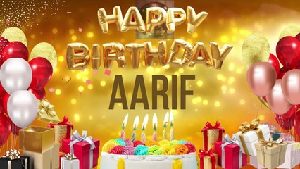 Aarif - Happy Birthday Aarif
