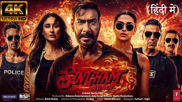 Singham Again | PART 1 | 2024 New Released Bollywood Full Action Movie in Akka | Ajay Devgn, Deepika, Ranveer |