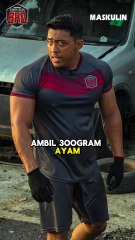 Nad WYB Kongsi Diet Untuk 'Cutting' Badan Body Builder