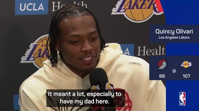 Lakers rookie Olivari targets 50,000 points after NBA debut