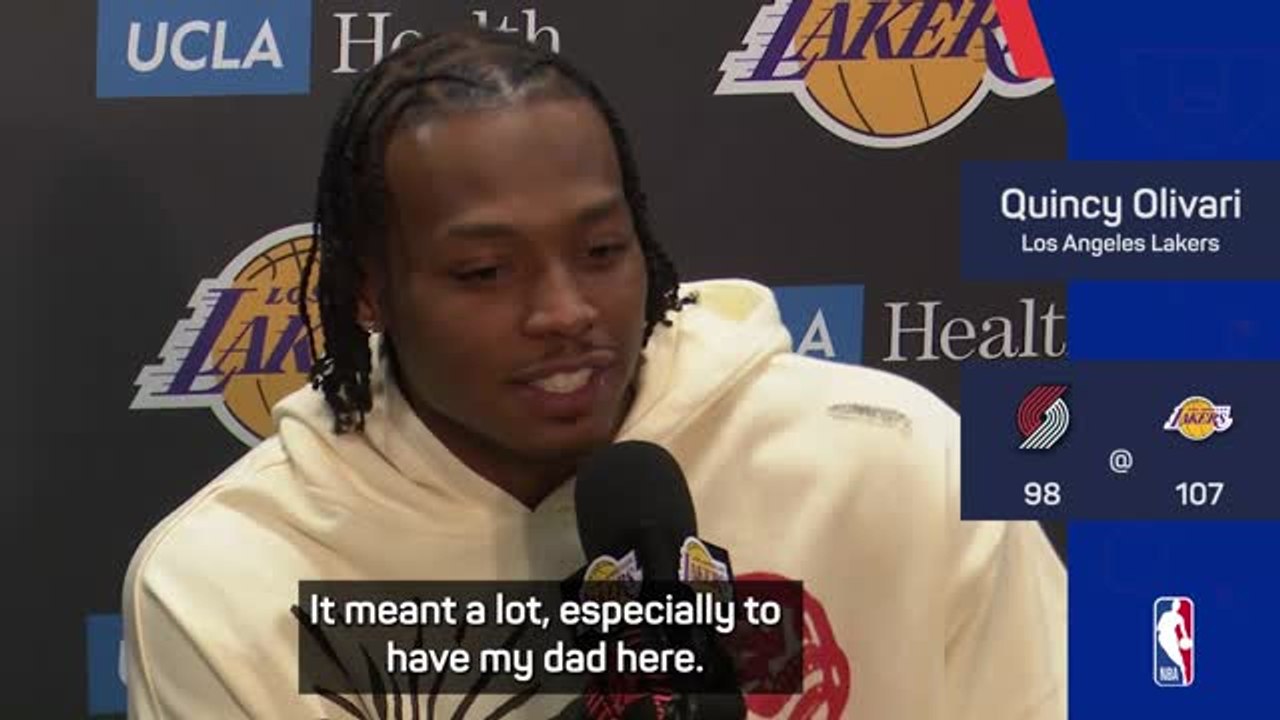 Lakers rookie Olivari targets 50,000 points after NBA debut