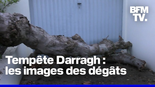 Normandie: les images des dégâts causés par la tempête Darragh