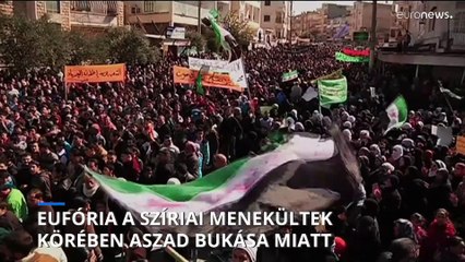 "Félek elaludni, nehogy kiderüljön, hogy álom volt" - Aszad bukását ünnepli a szíriai diaszpóra