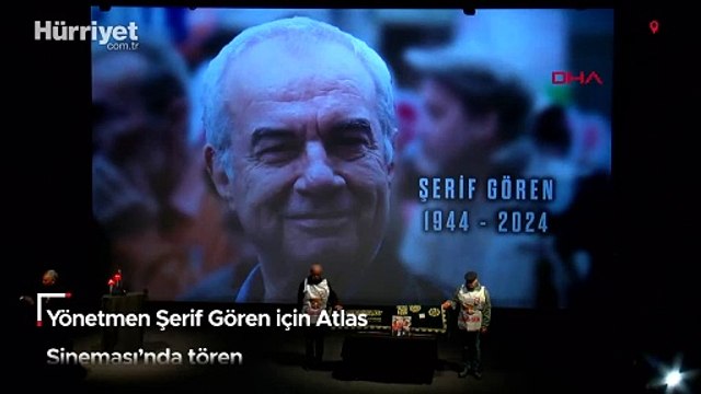 Yönetmen Şerif Gören için Atlas Sineması'nda tören