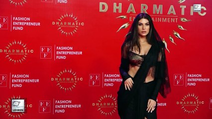 Elnaaz Norouzi Stuns In A Bold-Black Six-yard Drape At FEF Fashion Celebration