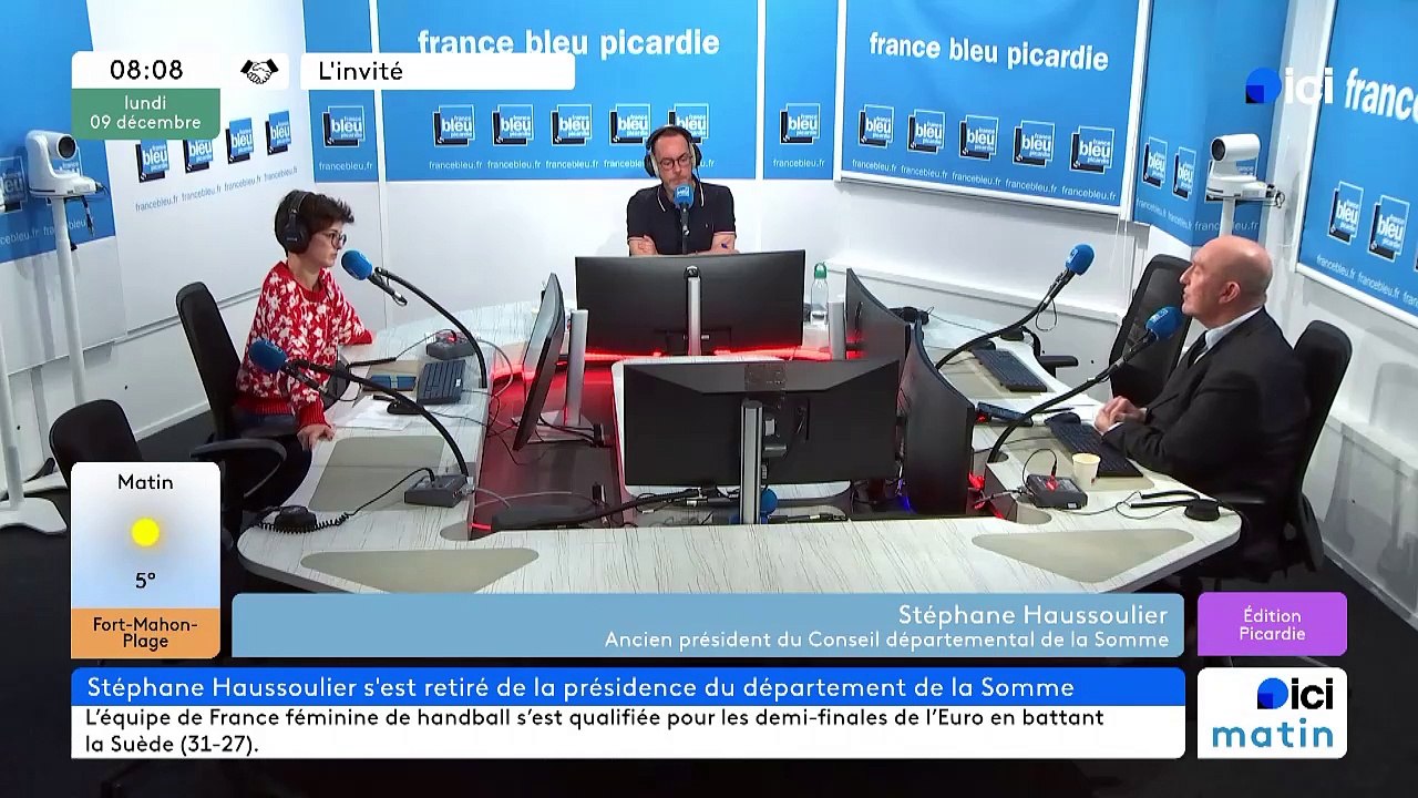 condamnation de Stéphane Haussoulier : l'ancien président du Département de la Somme s'exprime sur France Bleu Picardie