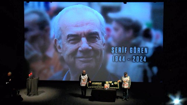 Usta yönetmen Şerif Gören için Atlas Sineması'nda tören düzenlendi