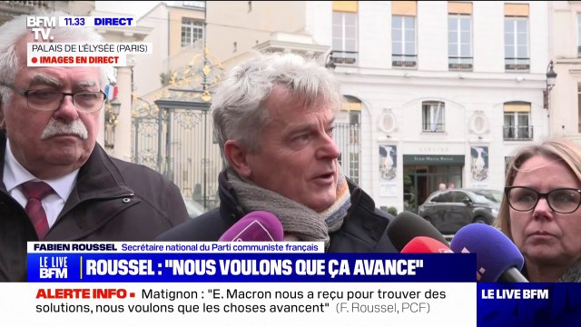 Nouveau gouvernement: Nous avons dit qu'il était préférable qu'il y ait un Premier ministre de gauche , déclare Fabien Roussel (PCF)