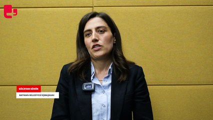 Seçilmiş Batman Belediye Eşbaşkanı Sönük Artı Gerçek'e konuştu
