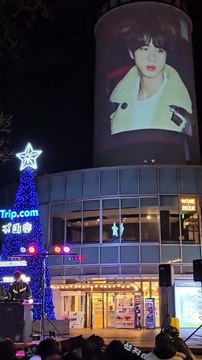 bts jin birthday celebration in south korea #funn #jin #btsjin #btsbirthday