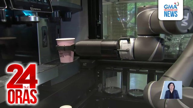 First AI Robot barista sa Pilipinas, kayang makagawa ng iba't ibang klase ng kape | 24 Oras