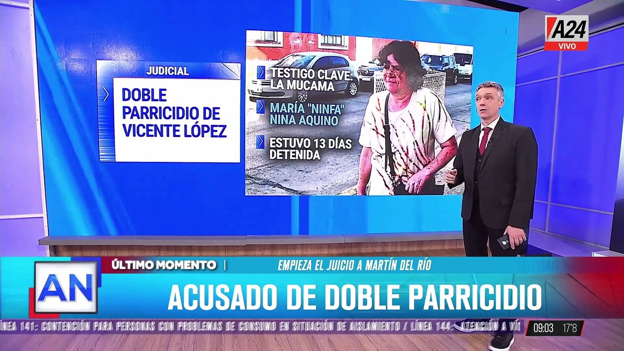 Comienza el juicio por doble parricidio en Vicente López: el hijo ...
