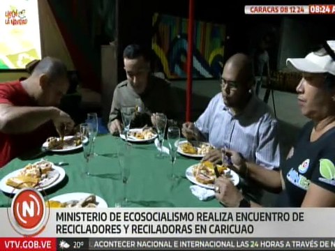 Min. Josué Lorca sostuvo encuentro con red de recicladores de La Guaira, Miranda y Caracas