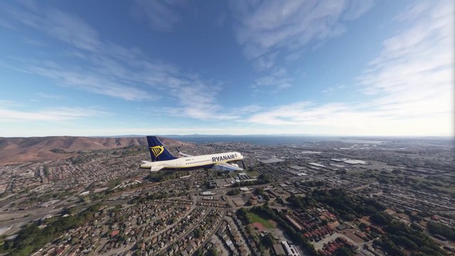 Sublime Landing: Ryanair A320neo at San Francisco International Airport (KSFO), San Francisco, USA #aviation #fly #flying #flyinglovers #flight #aviationlovers #flightlovers #Japan #USA #Canada #A320NEO