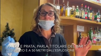 "E' stato come una bomba": parla titolare del bar a 50 metri dall'esplosione di Calenzano