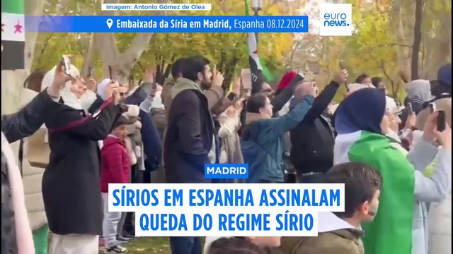 Refugiados sírios em Espanha mobilizam-se: “Temos de celebrar o fim da ditadura”