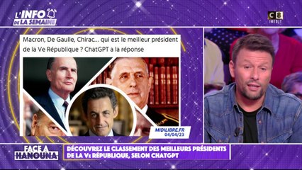 Découvrez le classement des meilleurs présidents de la cinquième République, selon ChatGPT