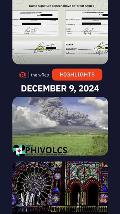 Today's headlines: Sara Duterte, Kanlaon volcano, Notre-Dame de Paris | The wRap | December 9, 2024