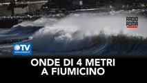 Fiumicino, onde alte 4 metri al largo di Focene: la guardia costiera salva cinque persone