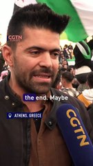 Reactions from Athens after Damascus falls