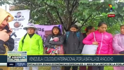 Protestas en el Aeropuerto Ayacucho de Perú