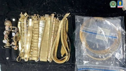 Incautan más de 1.000 joyas que serían del hijo de 'La Gata', exalcalde de Magangué