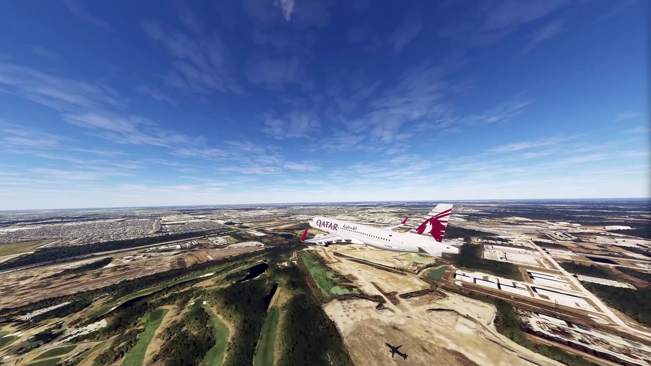 Gorgeous Takeoff: Qatar Airways A320neo at George Bush Intercontinental Airport (IAH), Houston, USA #aviation #fly #flying #flyinglovers #flight   #aviationlovers #flightlovers #Japan #USA #Canada #A320NEO
