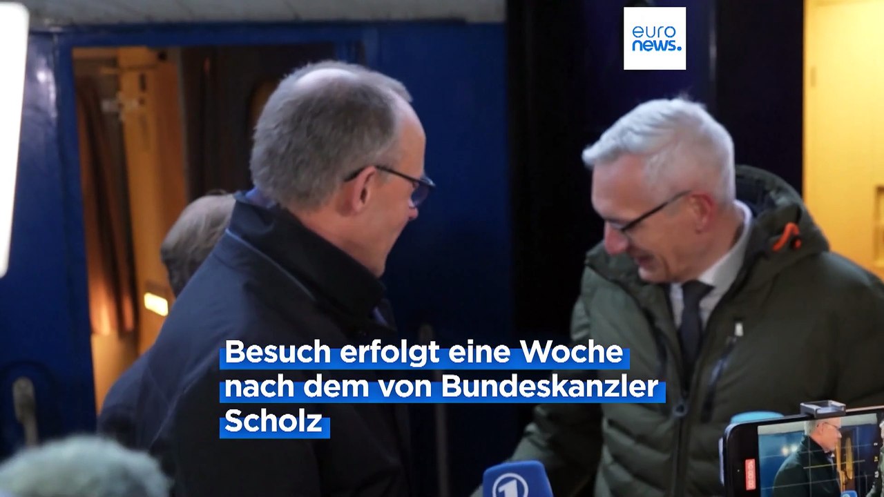 Eine Woche nach Scholz: Merz zu Besuch in Kyjiw