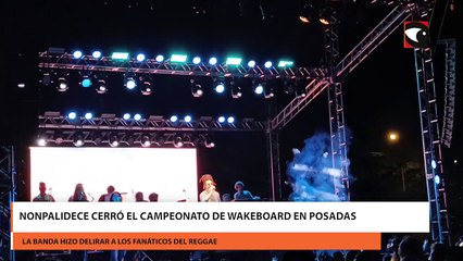 Nonpalidece cerró el Campeonato de Wakeboard en Posadas