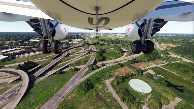 Spectacular Landing: Qantas Link A320neo at Lambert-St. Louis International Airport (KSTL), USA #aviation #fly #flying #flyinglovers #flight #aviationlovers #flightlovers #Japan #USA #Canada #A320NEO