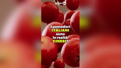 I pomodori italiani sono in realtà cinesi